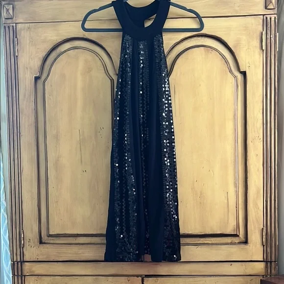 black halter swing dress 6376 Black Violine Halter Swing Dress 16 main image 1